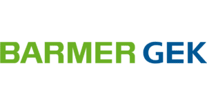 Barner-Geek-Logo auf grünem Hintergrund.