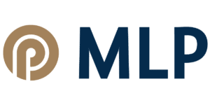 Das MLP-Logo auf grünem Hintergrund repräsentiert die MLP Finanzdienstleistungen AG.