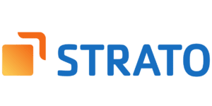 Grüner Hintergrund, STRATO AG.
